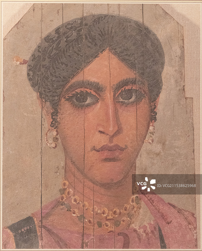 欧洲古代绘画，法雍妇女肖像图片素材
