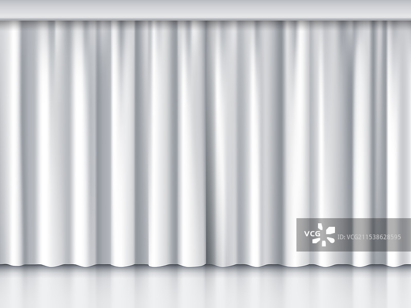 白色舞台幕布图片素材