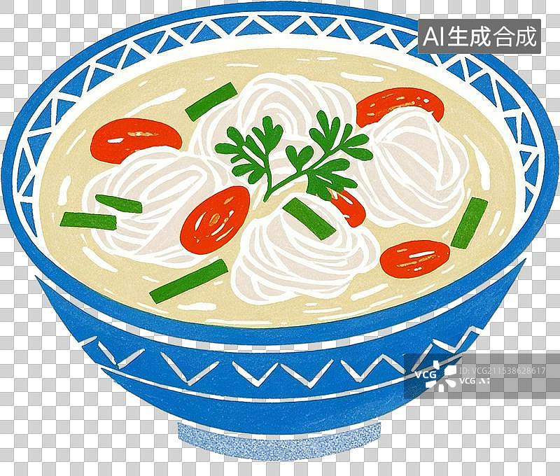 【AI数字艺术】一碗面食图片素材