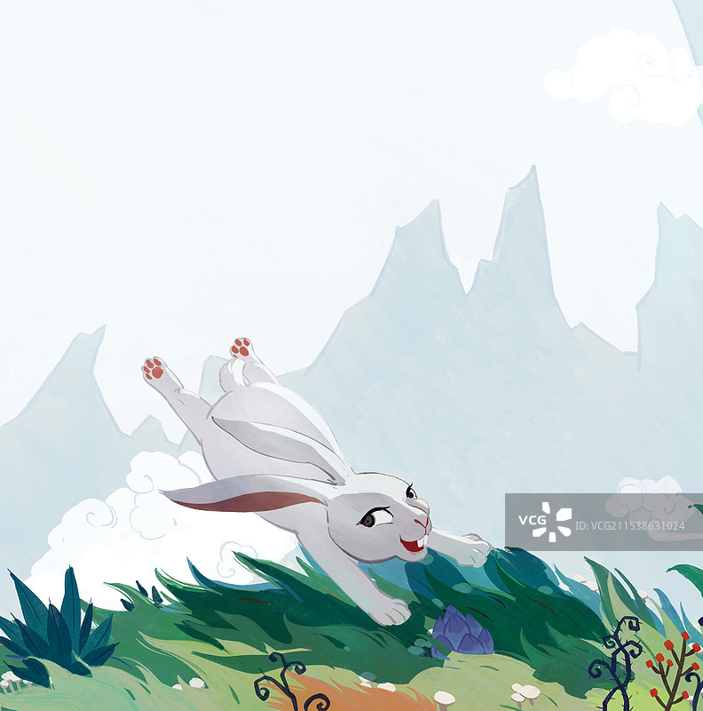 卯兔 玉兔 兔子图片素材