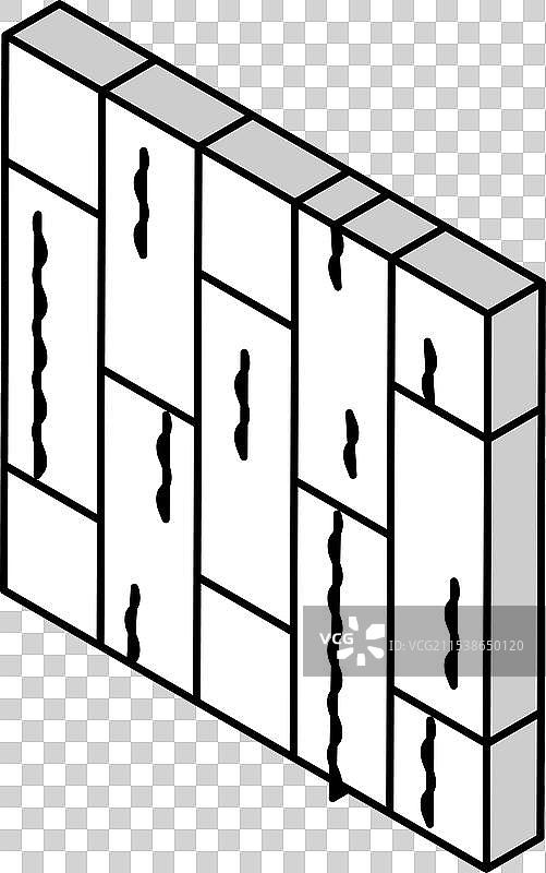 竹地板等距图标图片素材