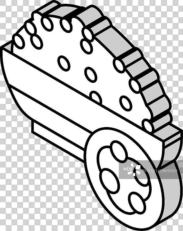 小米粒的等距图标图片素材