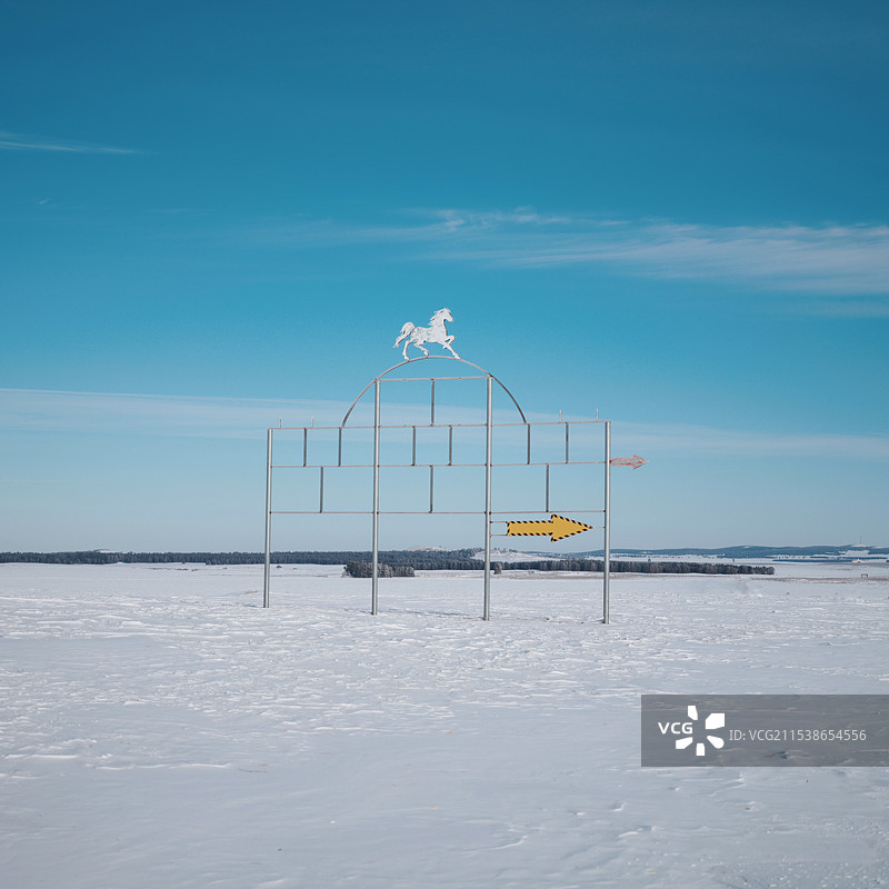 黄羊跃过边界图片素材