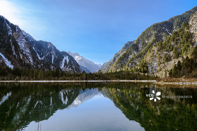 川西秘境・毕棚沟之冬：冰雪王国的视觉盛宴图片素材