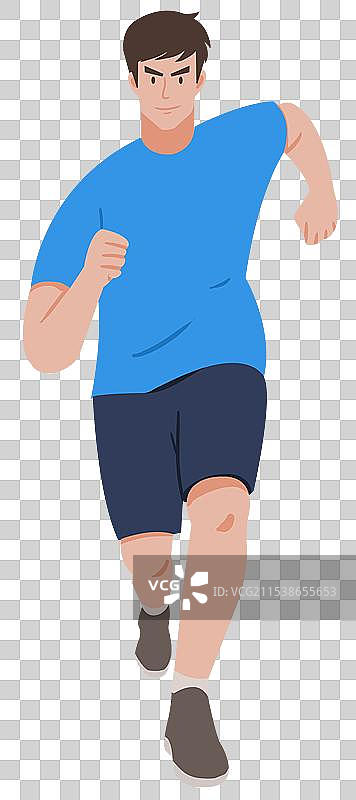 城市都市现代当代年轻人青年户外锻炼身体强身健体跑步运动员马拉松长跑健康休闲娱乐放松资讯卡通插画图片素材