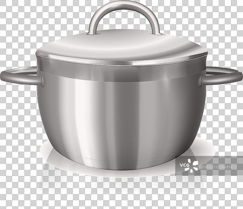 金属平底锅图片素材
