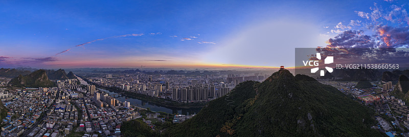 河池市宜州区城市风光图片素材
