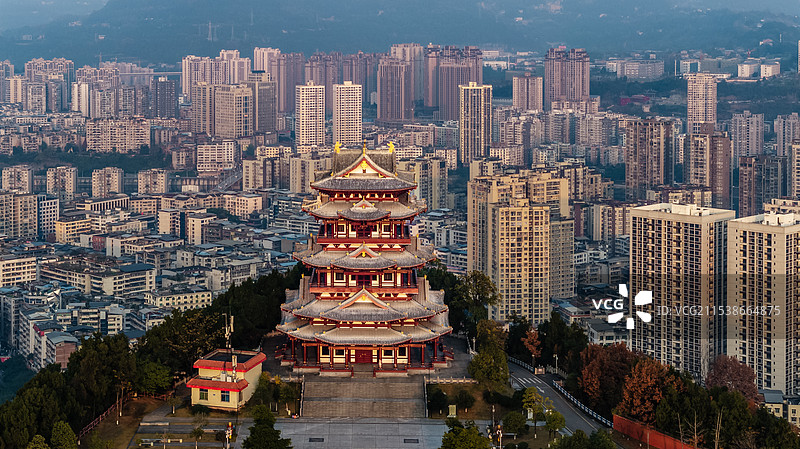 巴中南龛山公园图片素材