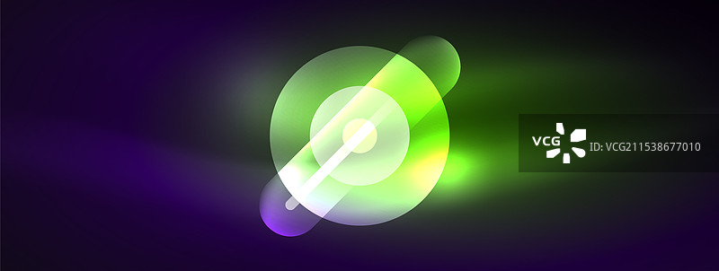 抽象设计闪烁着霓虹灯光图片素材