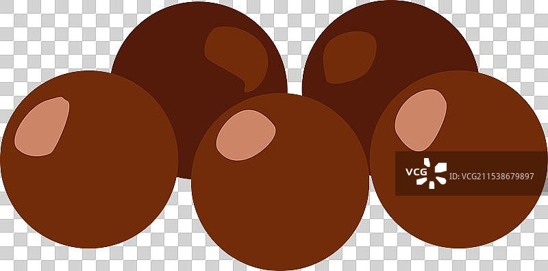 巧克力球糖果堆甜食甜点图片素材