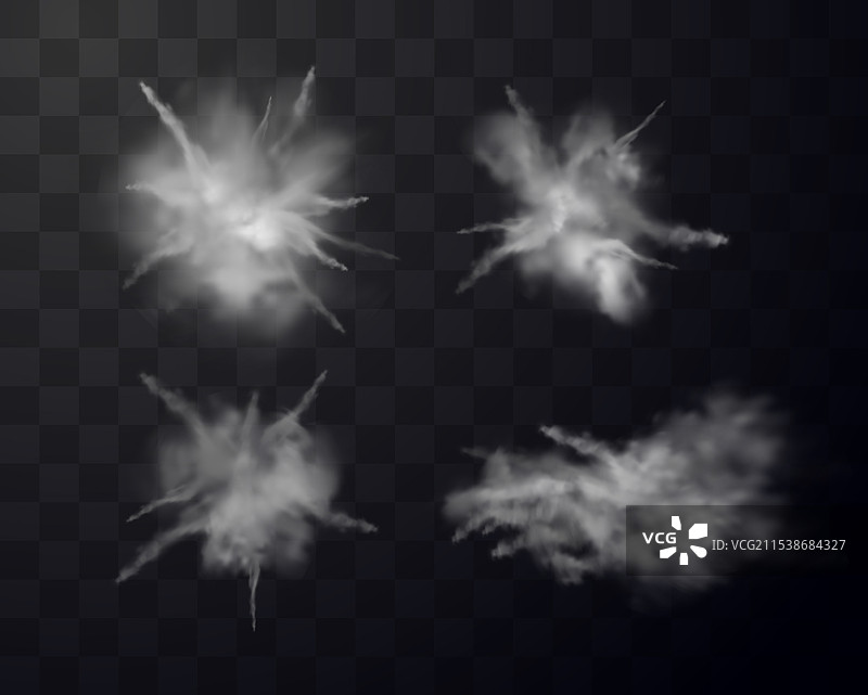 尘埃爆炸效果集图片素材