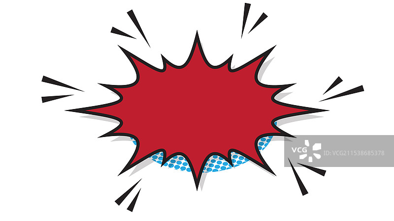 酷炫的漫画文本书设计与漫画对话气泡图片素材