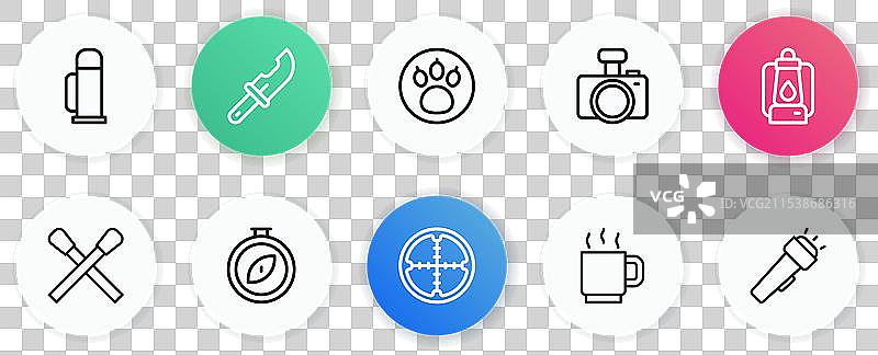 瞄准线狙击光学瞄准镜露营灯图片素材