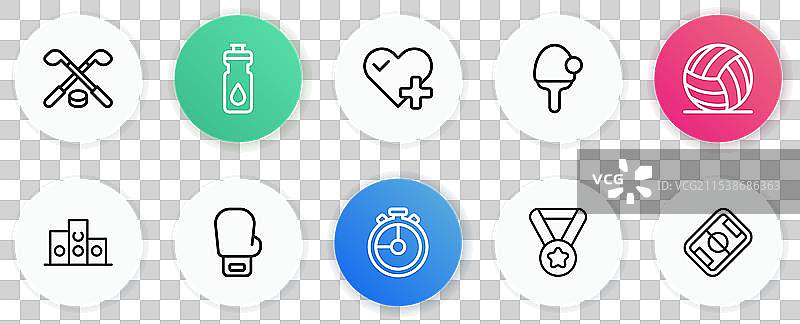 排球比赛计时器奖项结束图片素材