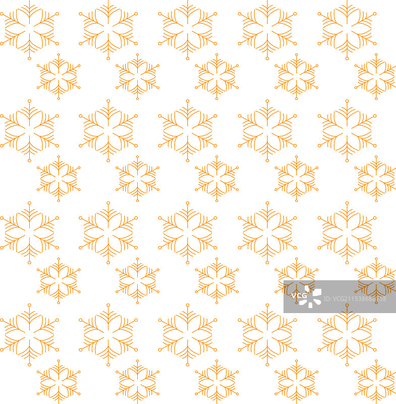 金色雪花圣诞图案纹理图片素材