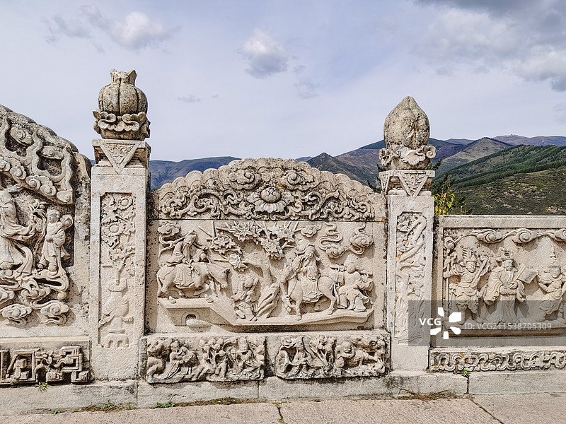 山西忻州五台佑国寺图片素材