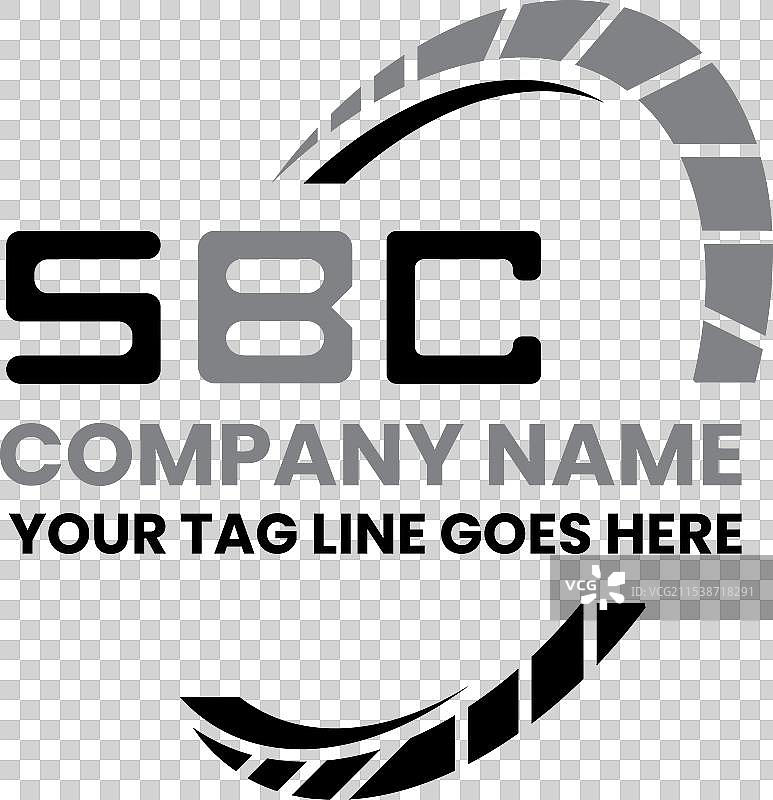 SBC字母标志设计，简单现代的SBC标志图片素材