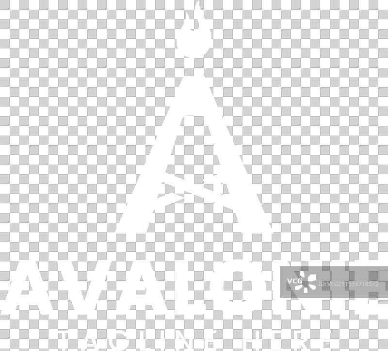 现代油井形状的字母A标志设计图片素材