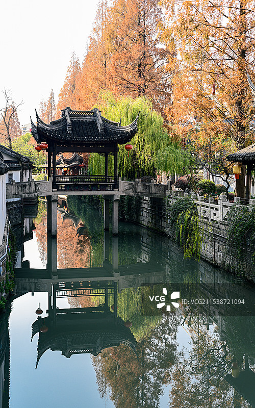 南翔老街秋色图片素材