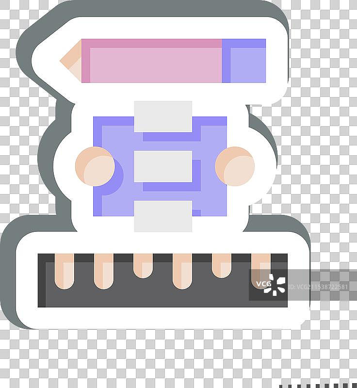 与创意相关的贴纸项目流程图图片素材