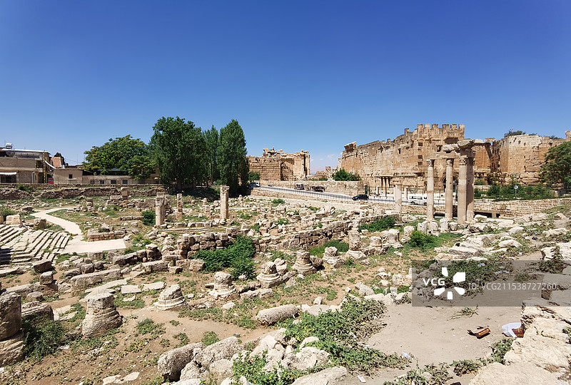 黎巴嫩巴勒贝克遗址图片素材