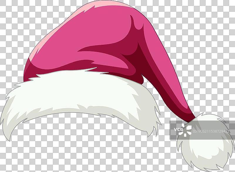 经典圣诞老人帽的图形图片素材