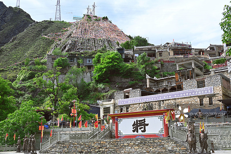 甘堡藏寨图片素材