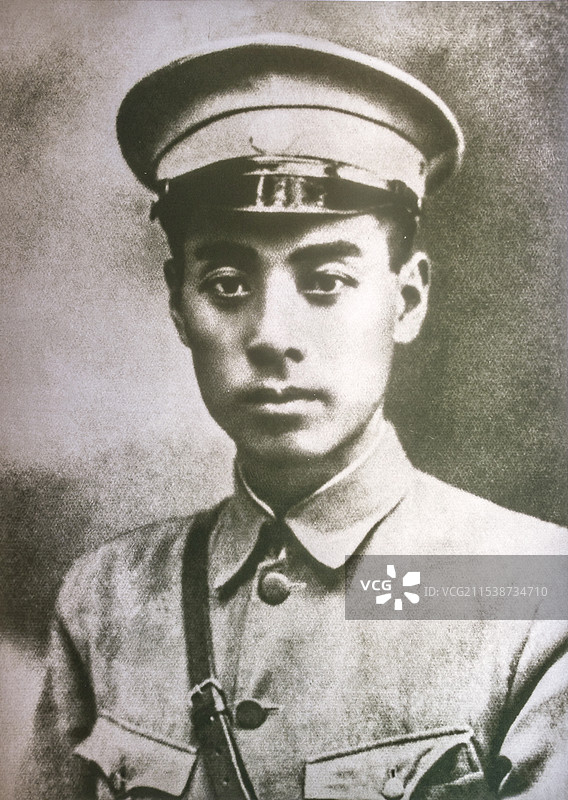 1924年 担任黄埔军校政治部主任时的周恩来 绍兴周恩来祖居图片素材