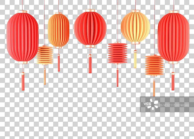 3D灯笼图片素材