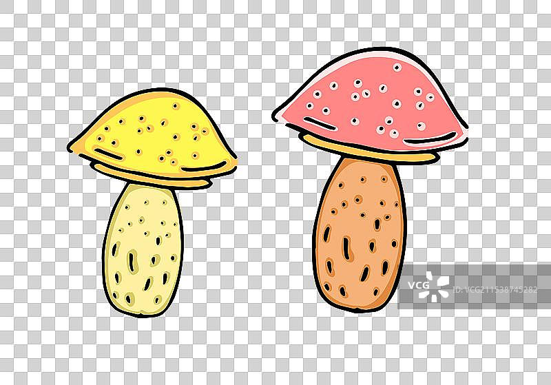 菌菇类免扣素材图片素材