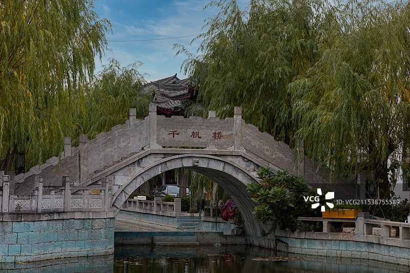 泰安肥城春秋古镇景区图片素材