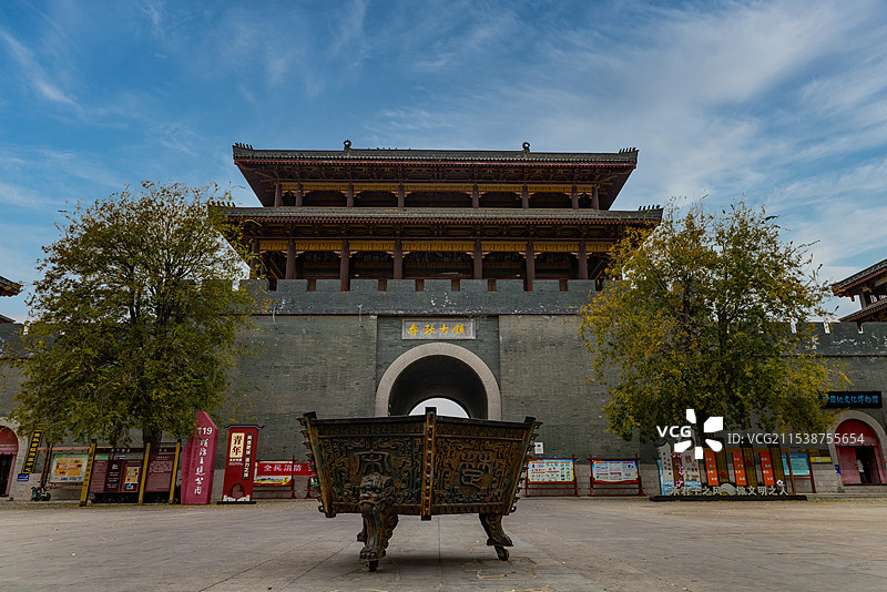 泰安肥城春秋古镇景区图片素材
