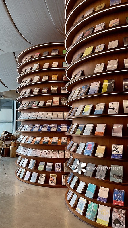 书店书架图片素材