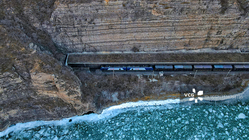北京门头沟珍珠湖户外徒步图片素材