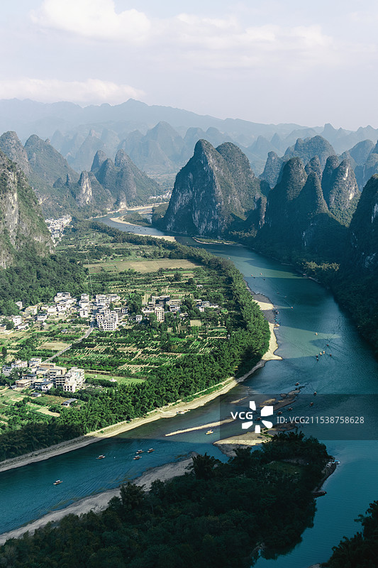 广西桂林阳朔相公山图片素材