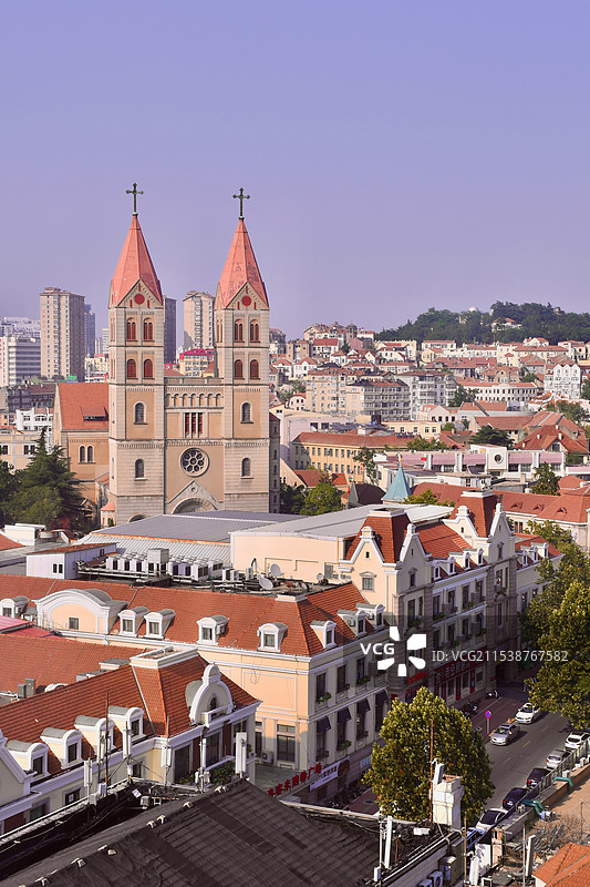 青岛教堂图片素材