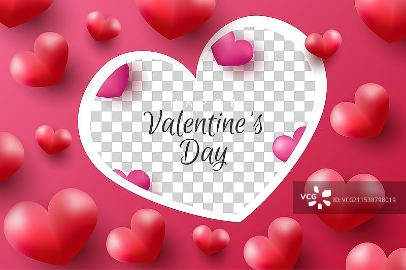 真实的情人节快乐背景图片素材