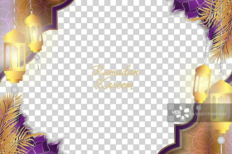 拉马丹快乐背景设计图片素材