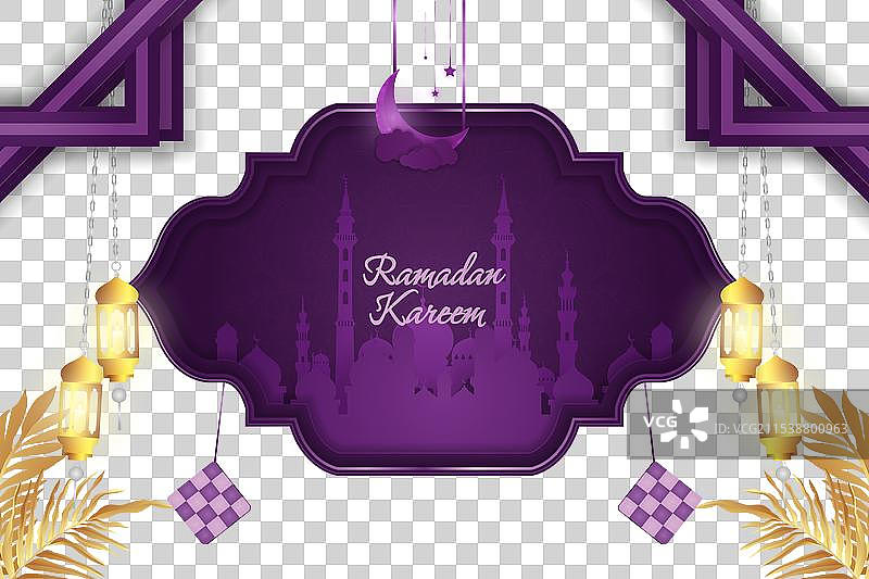 拉马丹快乐背景设计图片素材