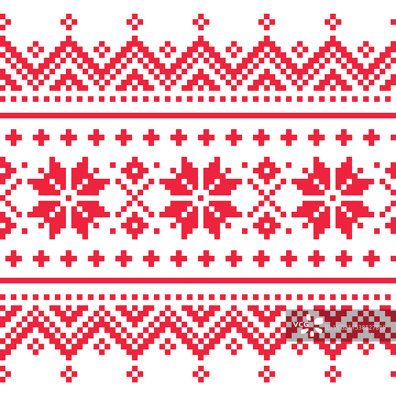 圣诞节和冬季无缝图案图片素材