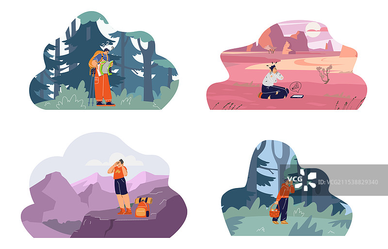 一组失踪的男性图片素材