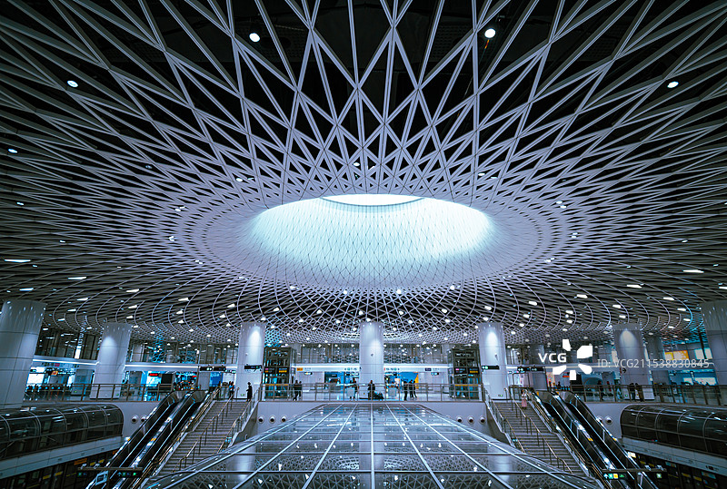 深圳之眼—岗厦北地铁站图片素材