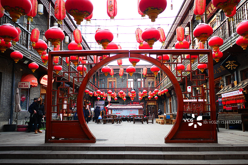 哈尔滨老道外中华巴洛克历史文化街区图片素材