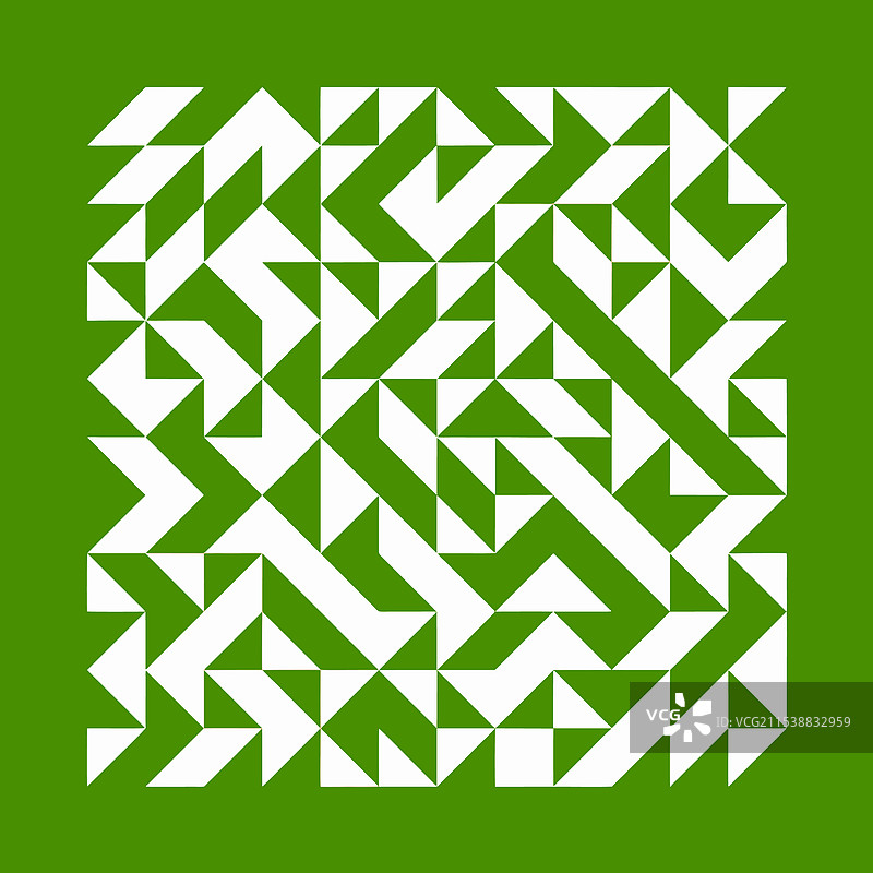 绿色几何马赛克无缝图案图片素材