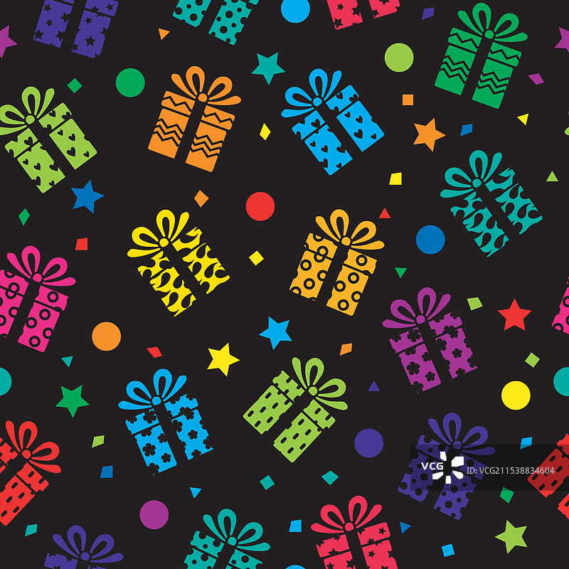 节日抽象背景与礼品盒图片素材