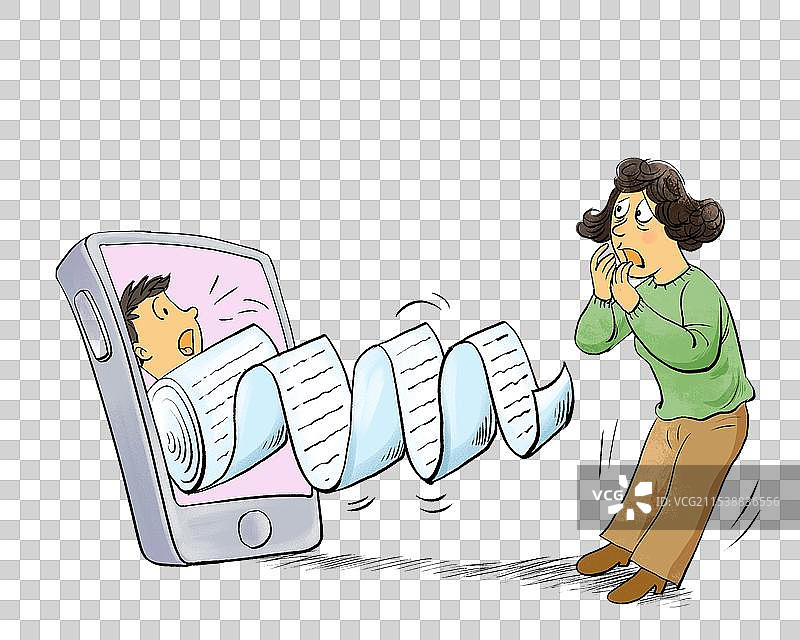 向妈妈讨要生活费的大学生图片素材