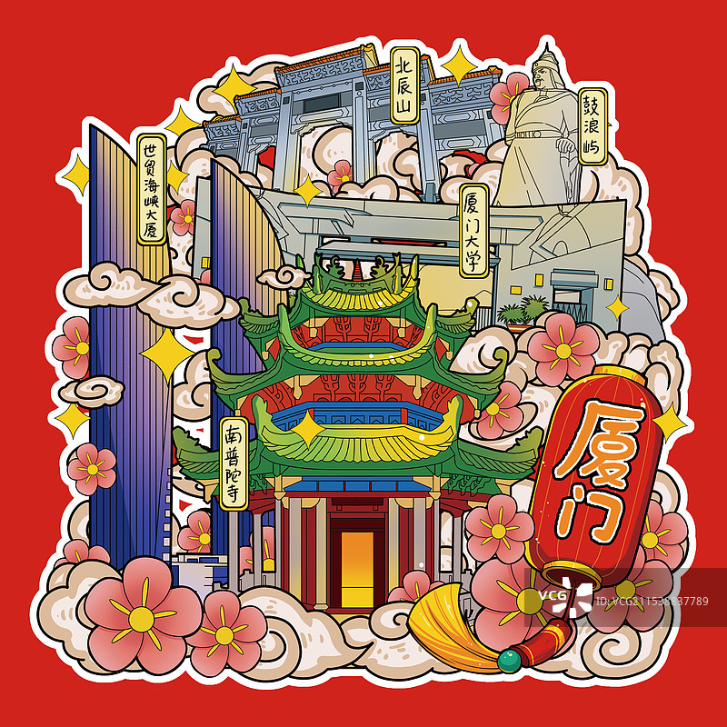 厦门旅游景点图片素材