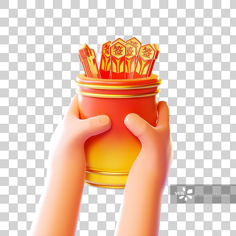 求签抽签筒图片素材