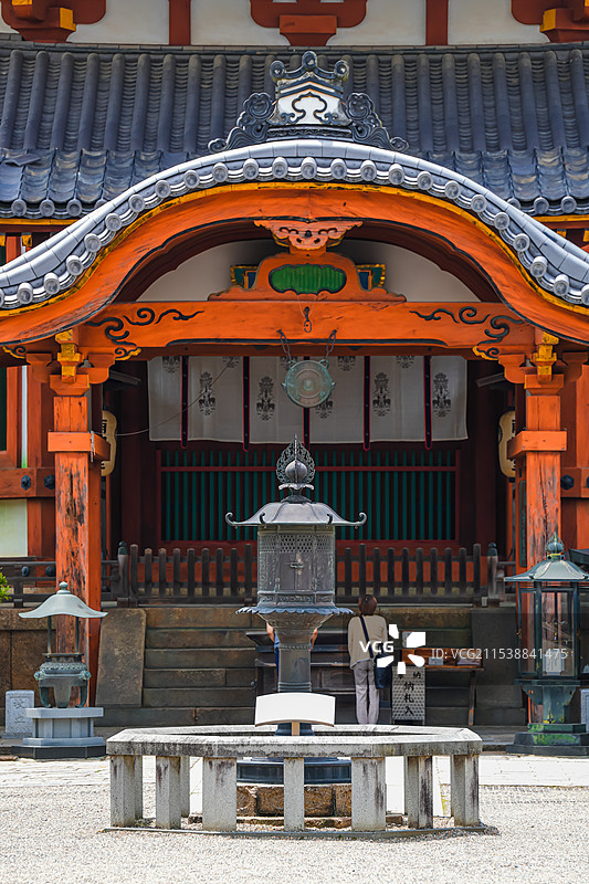 日本奈良 法隆寺 世界文化遗产图片素材