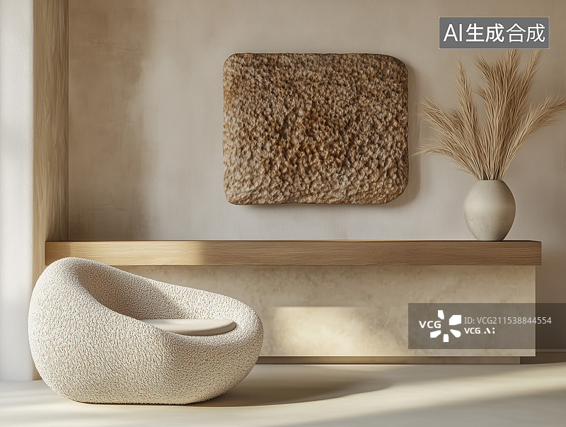 【AI数字艺术】现代化酒店公司接待休息区图片素材